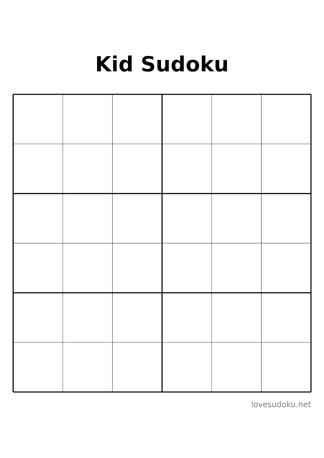 sudoku blank grid